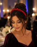 تل سر جواهردوزی شده کریستالی